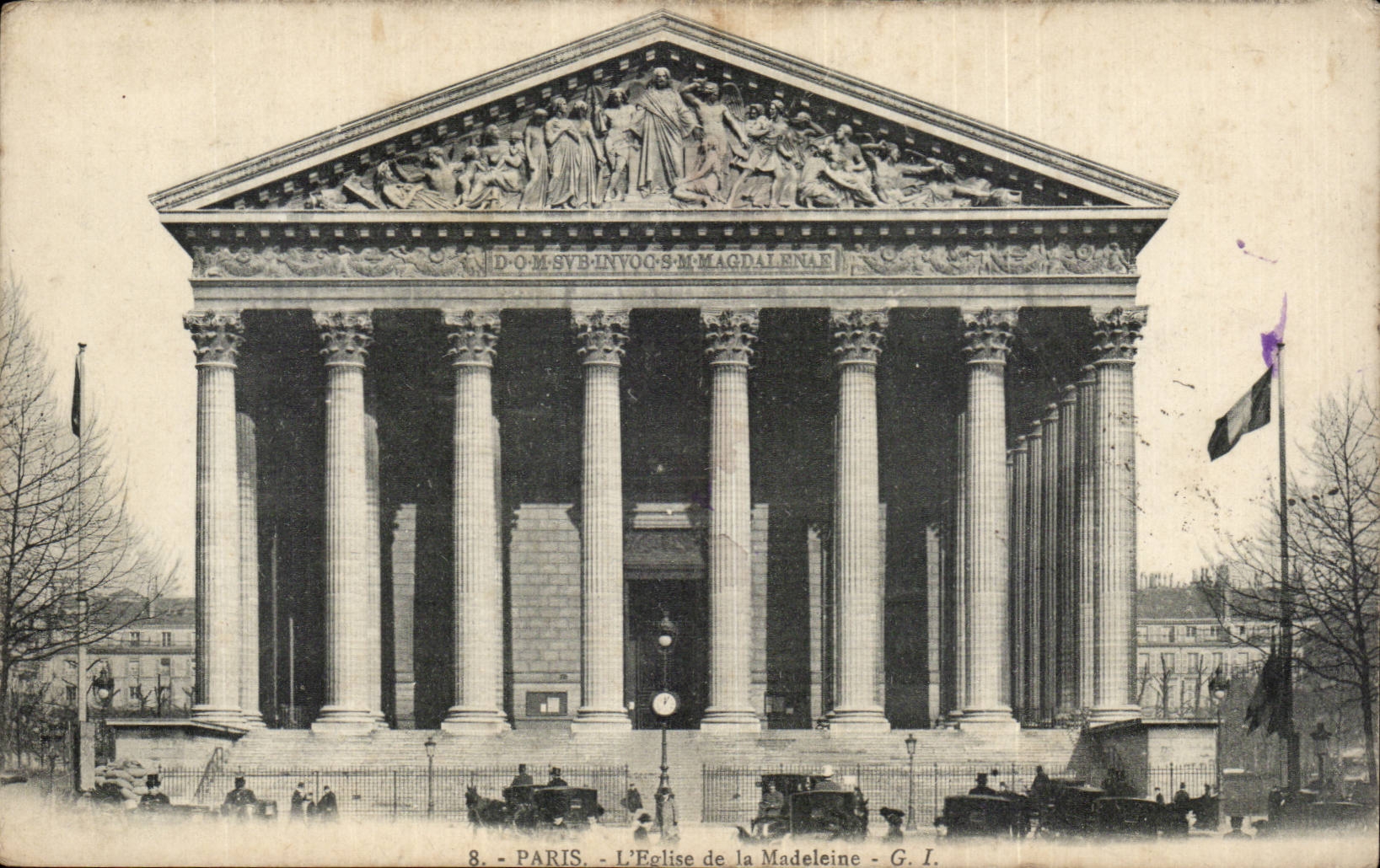 Paris - 8 - the Church of the Madeleine - CPA