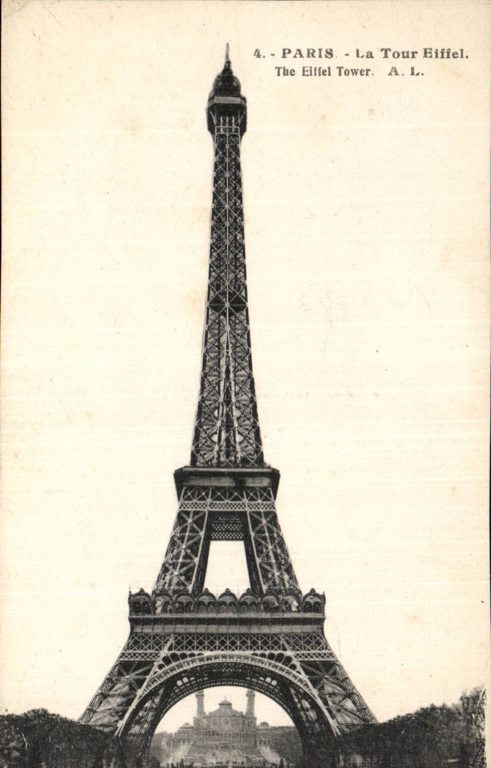 Paris - 7 - Eiffel Tower - Eiffel Tower - CPA