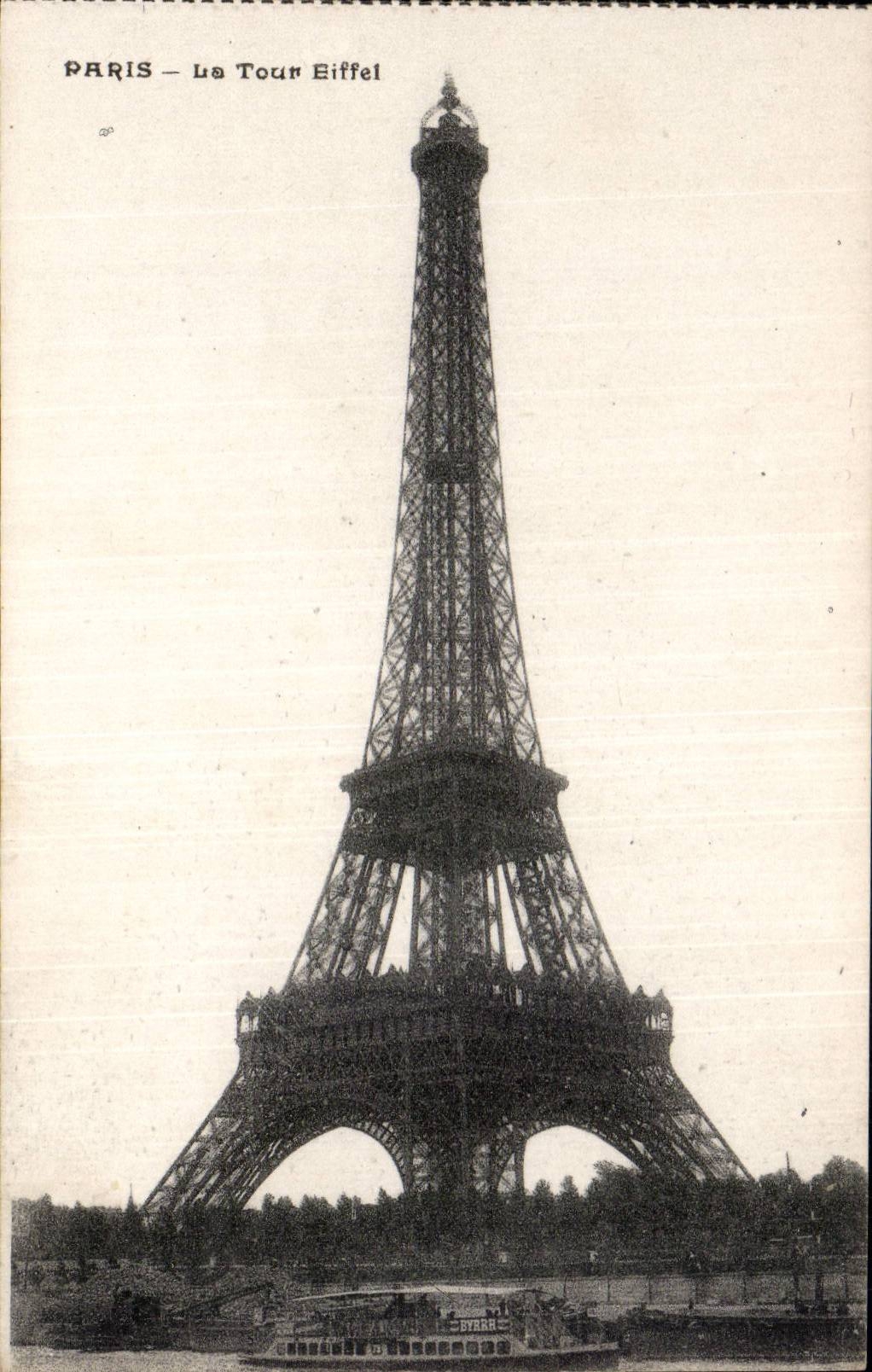 Paris - 7 - Eiffel Tower - Eiffel Tower - CPA