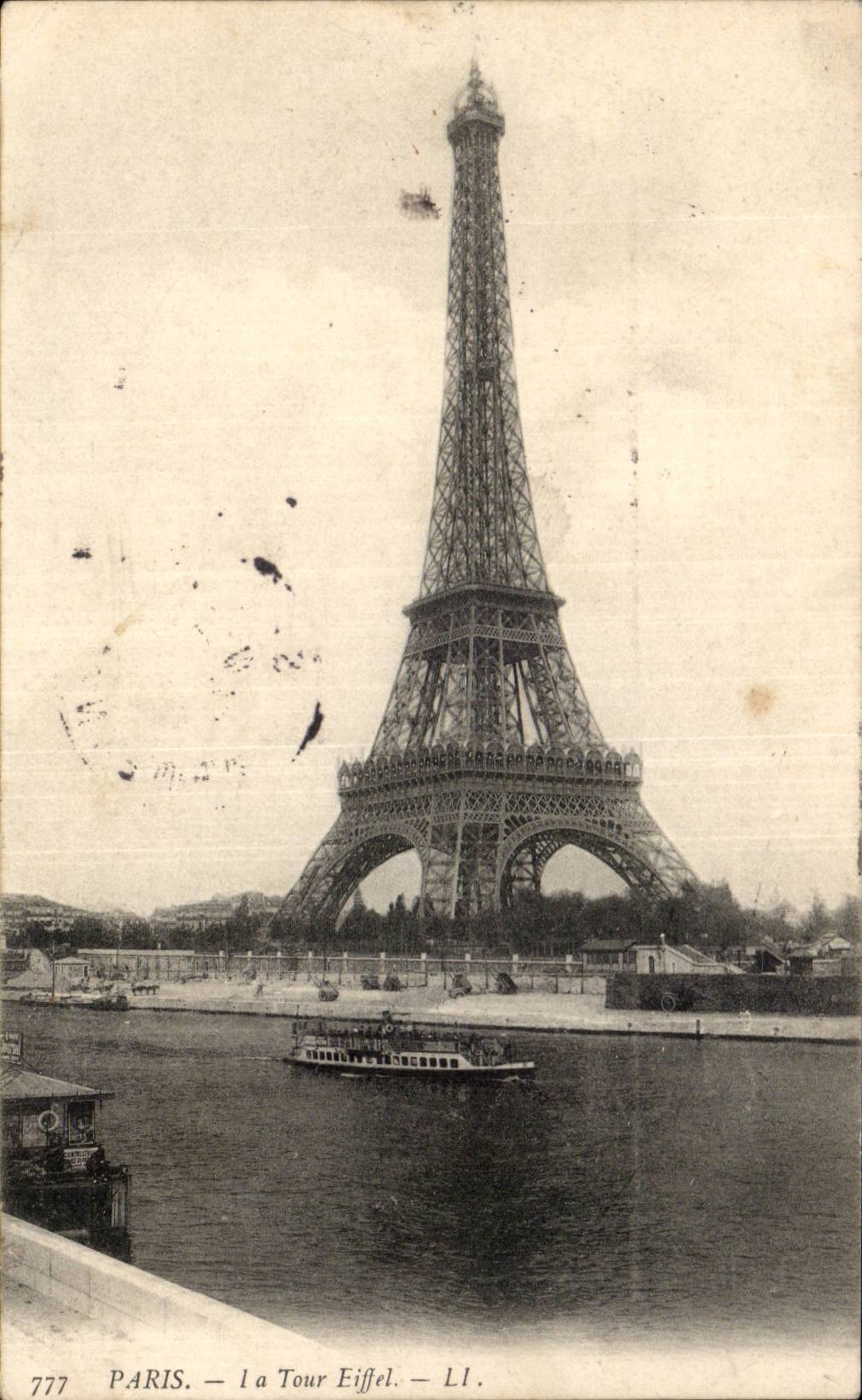 Paris - 7 - Eiffel Tower - Eiffel Tower - CPA