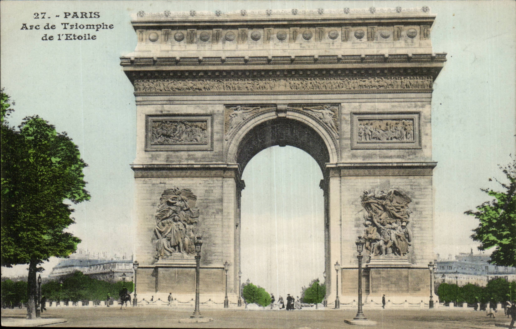 Paris - 8 - Arc de Triomphe Etoile - CPA