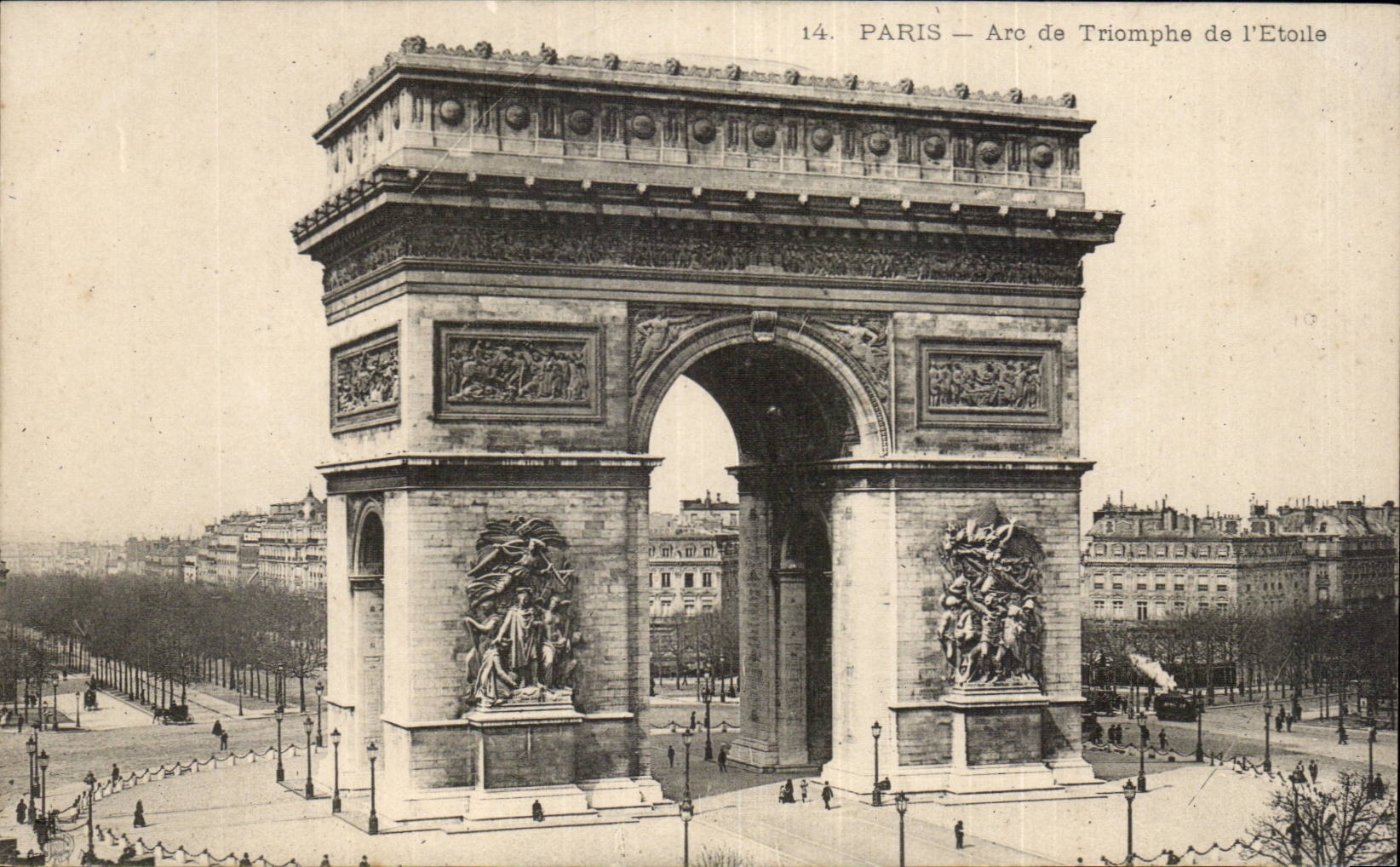 Paris - 8 - Arc de Triomphe Etoile - CPA