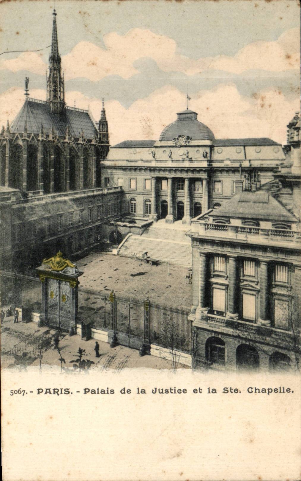 Paris - 1 - Palais de la Justice et Ste Chapelle - CPA 