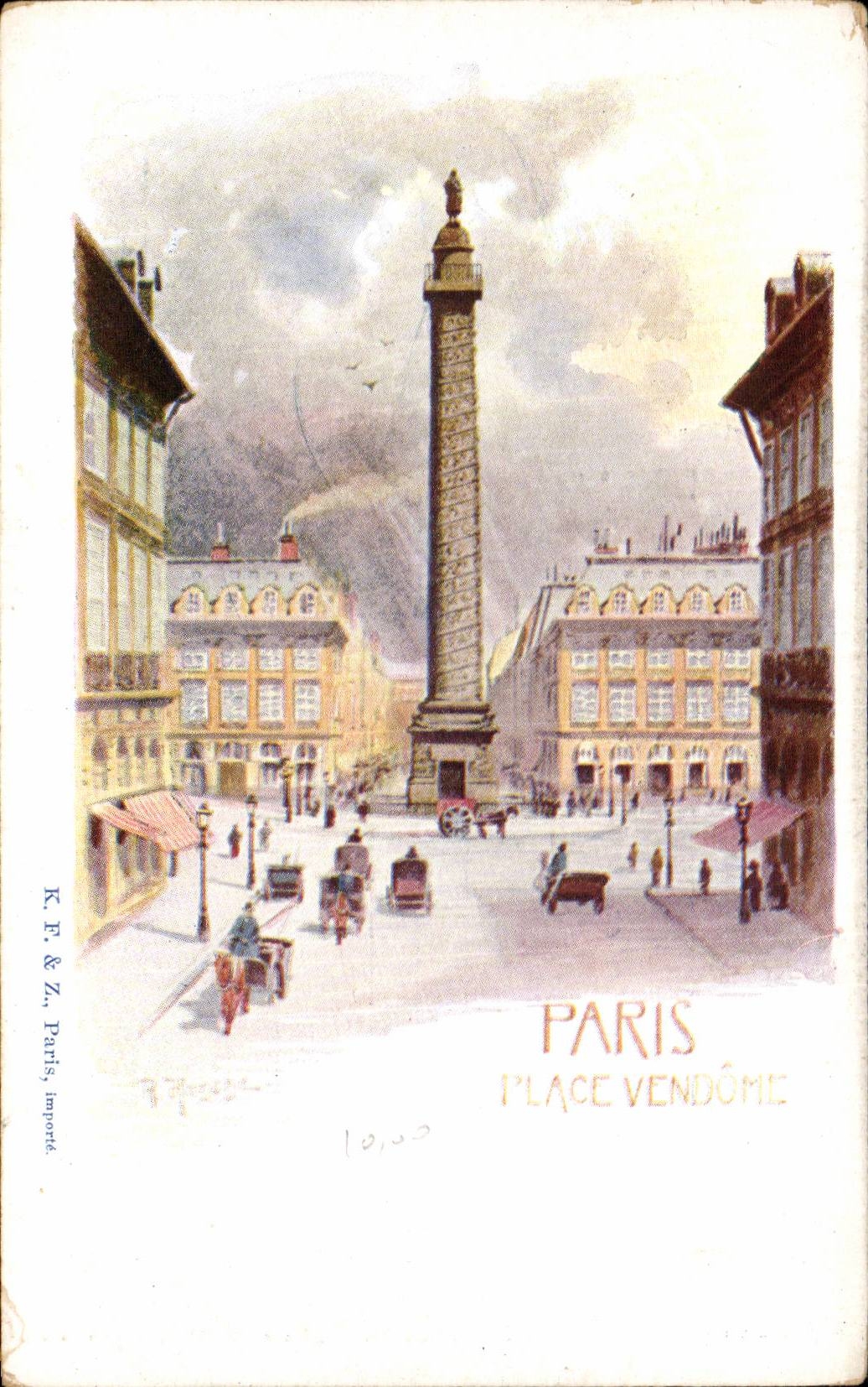 Paris - 1 - Place Vendome - CPA