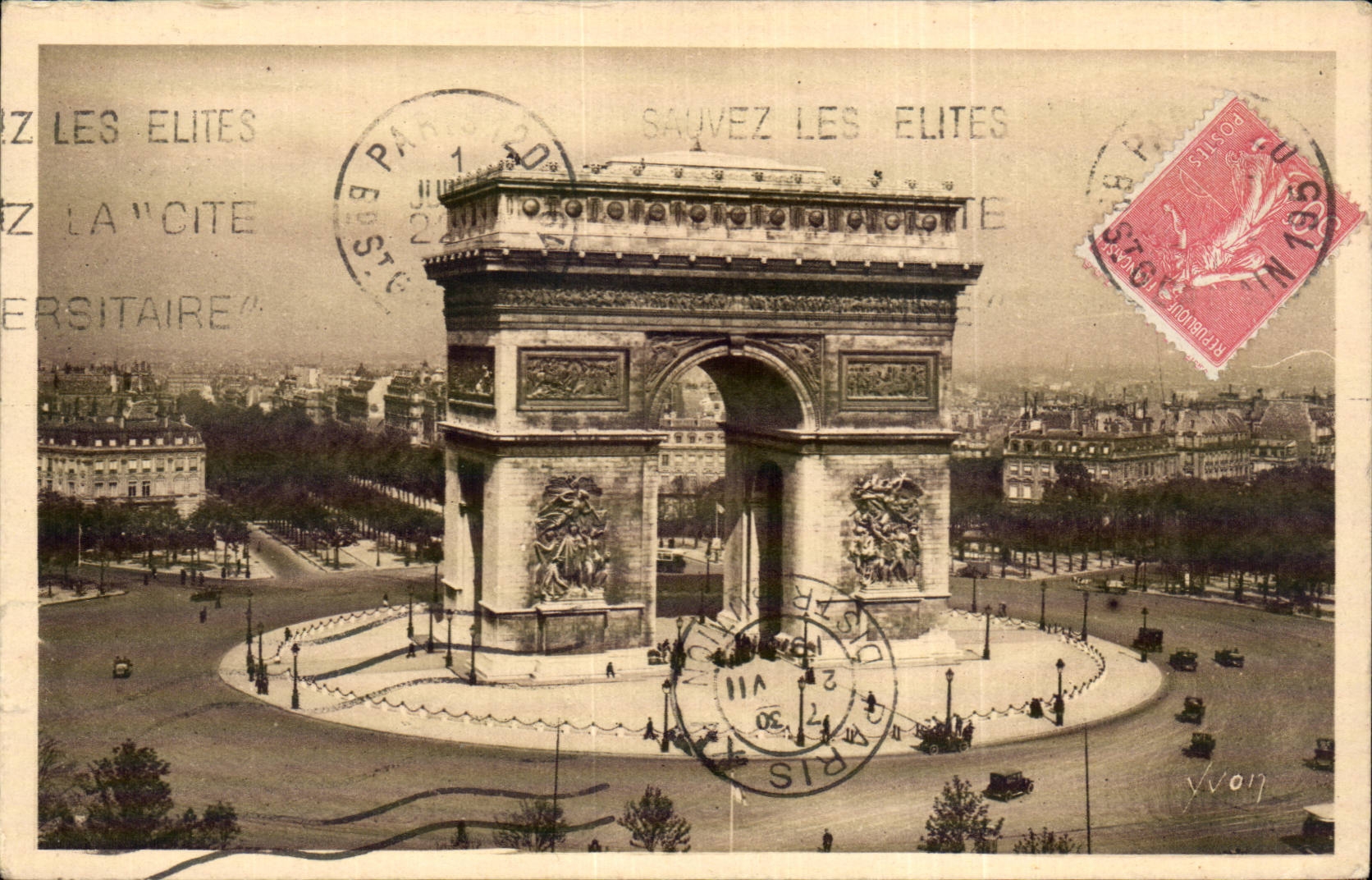 Paris - 8 - Arc de Triomphe - CPA