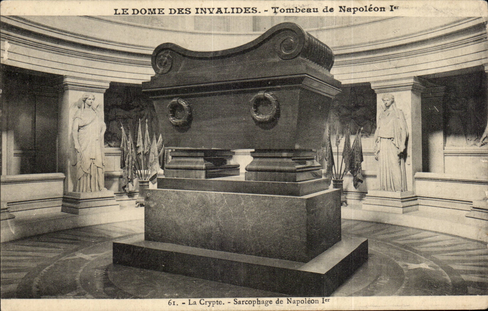Paris - 7 - the Dome of Invalides - Tomb of Napoleon 1 CPA