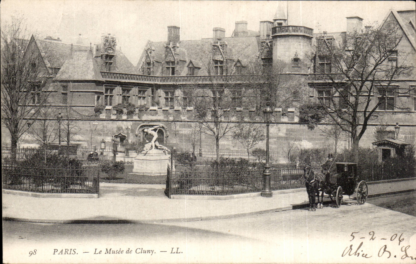 Paris - 5 - Museum of Cluny CPA