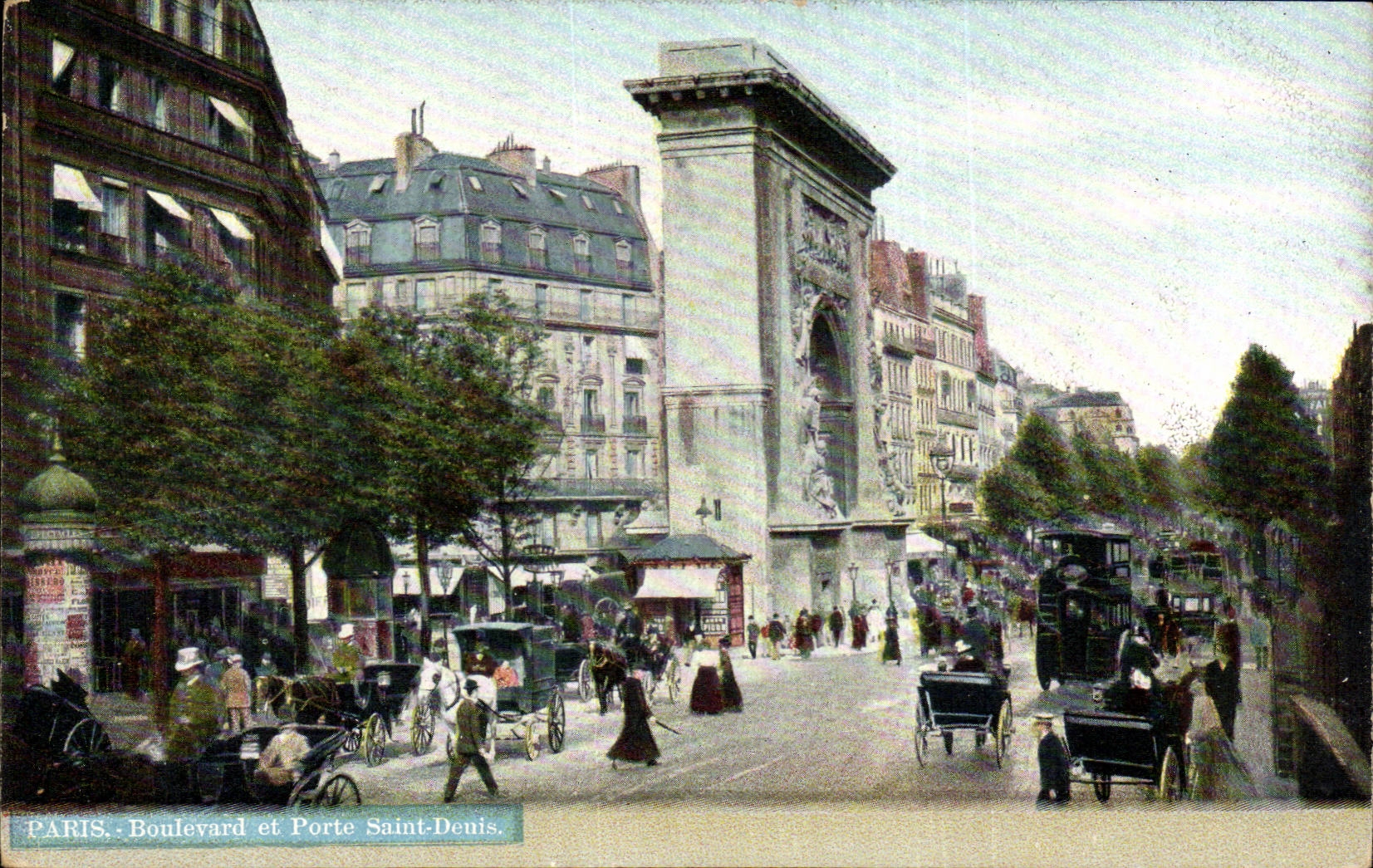Paris - 10 - Gate Saint Denis - CPA