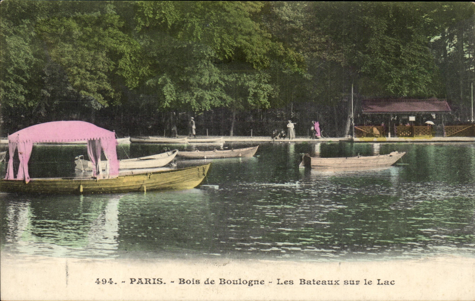 Paris - 16 - Bois de Boulogne - Les Bateaux sur le Lac 