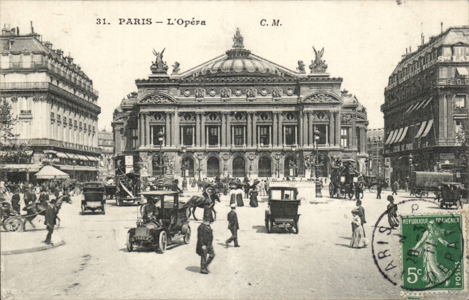 Paris - 9 - L'Opera - CPA