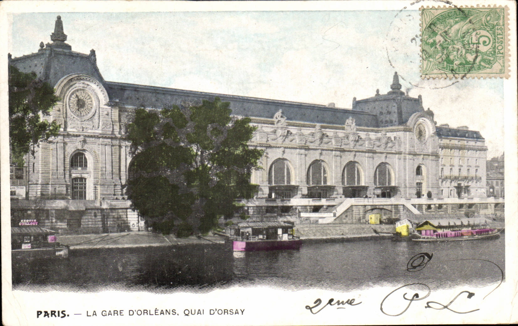 Paris - 7 - Station of Orleans - Quay of Orsay - CPA