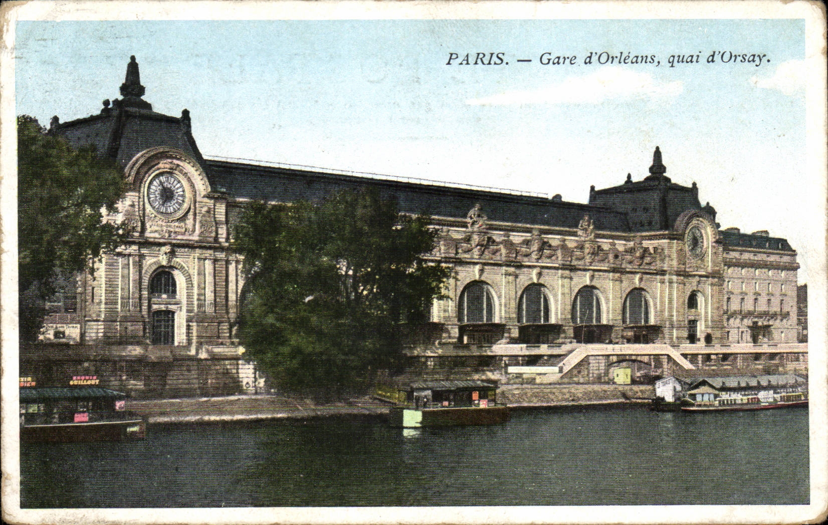 Paris - 7 - Station of Orleans - Quay of Orsay - CPA