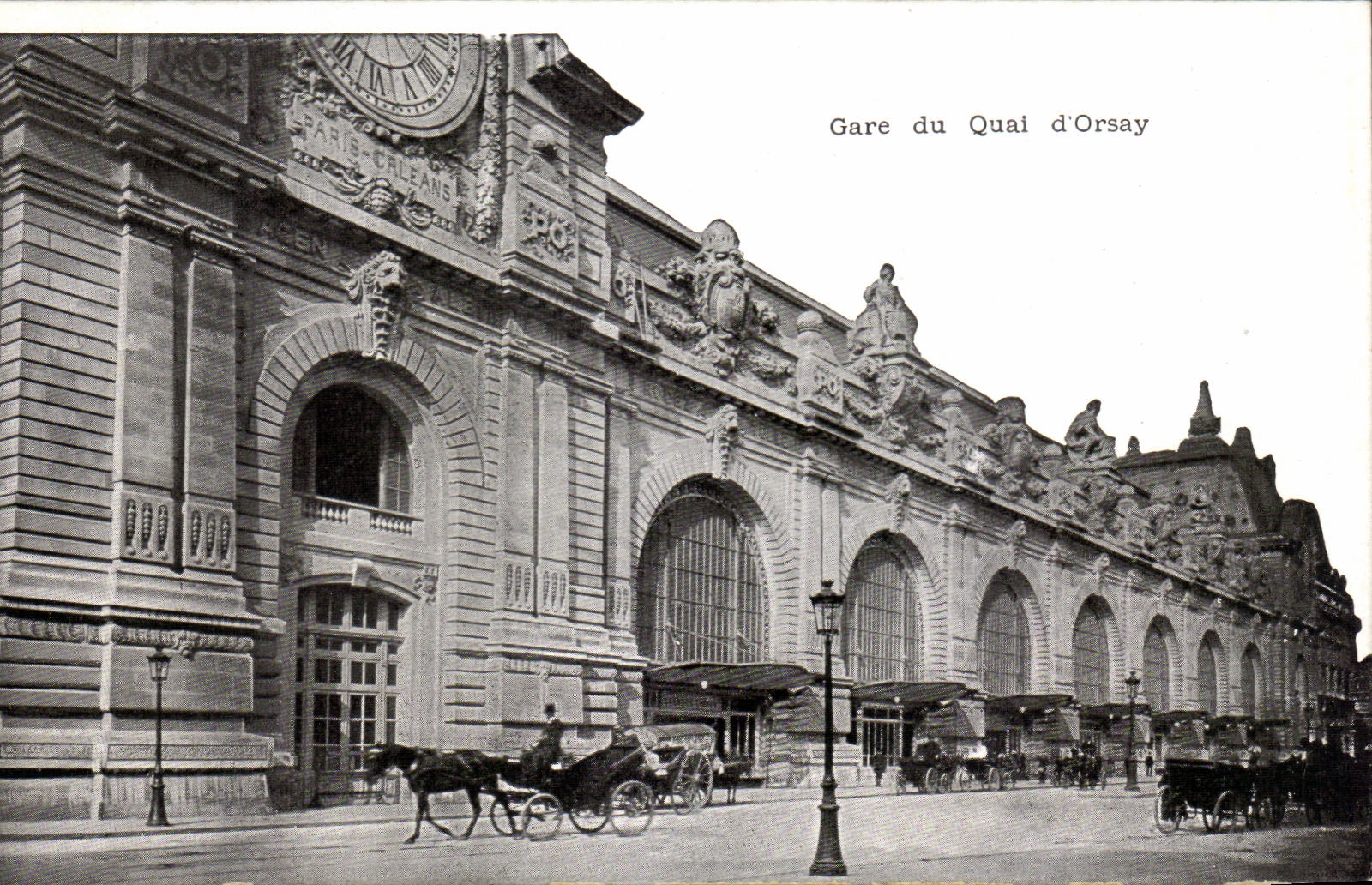 Paris - 7 - Station of Orleans - Quay of Orsay - CPA