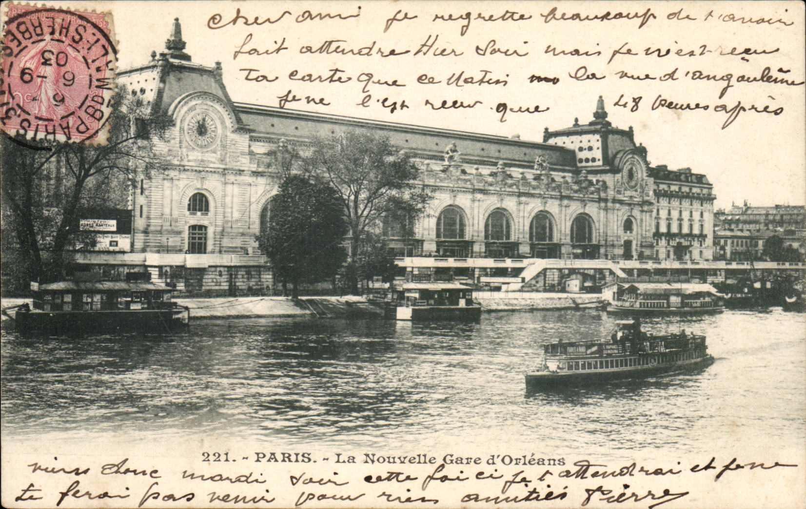 Paris - 7 - Station of Orleans - CPA