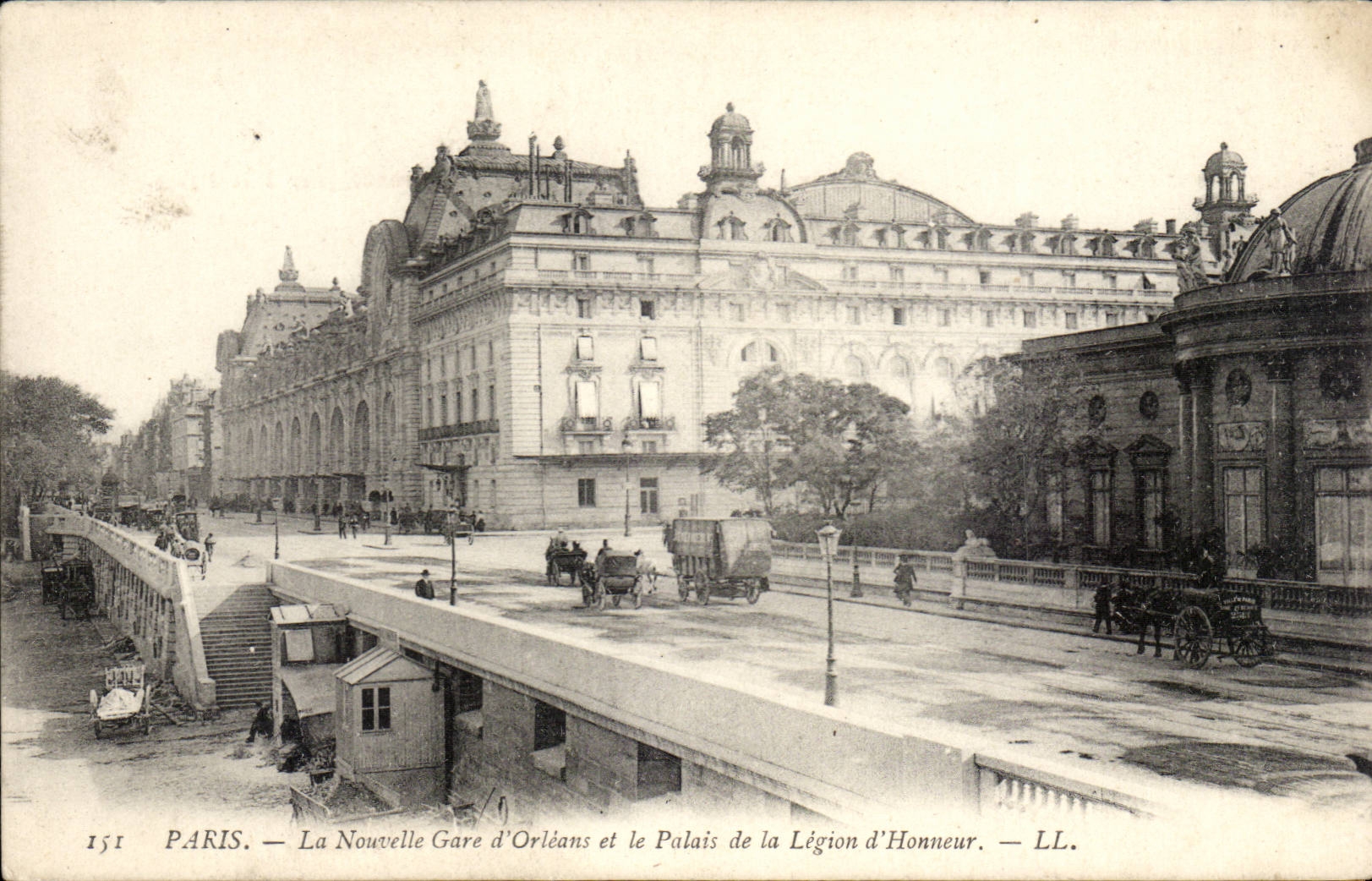 Paris - 7 - Station of Orleans - Palate of the Legion of Honor - CPA