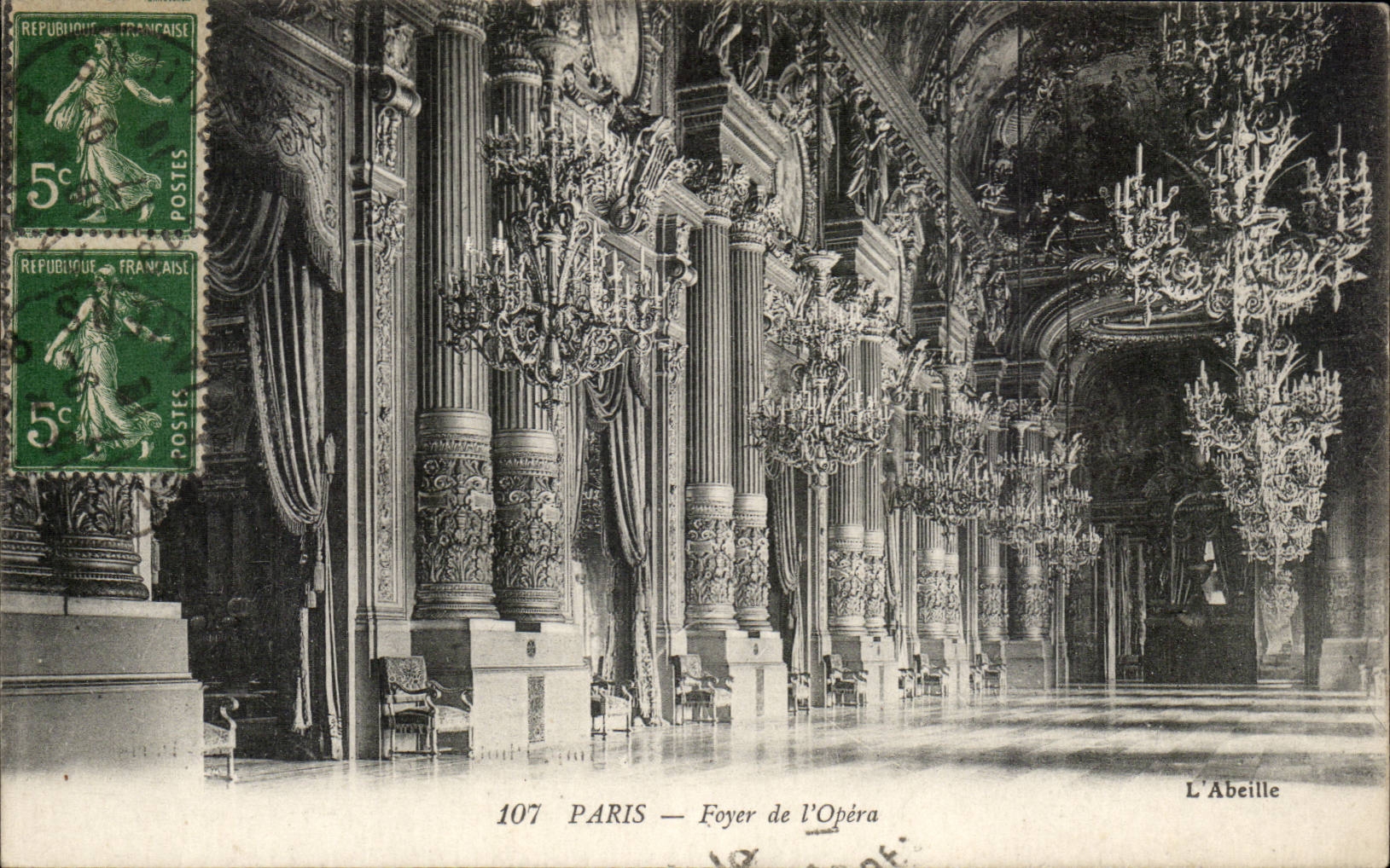 Paris - 9 - Foyer de L'Opera - CPA 