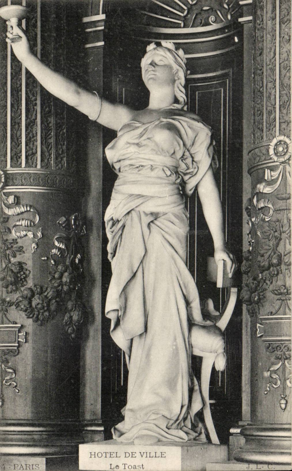 Paris - 4 - Hotel de Ville - Salon des Arts - CPA