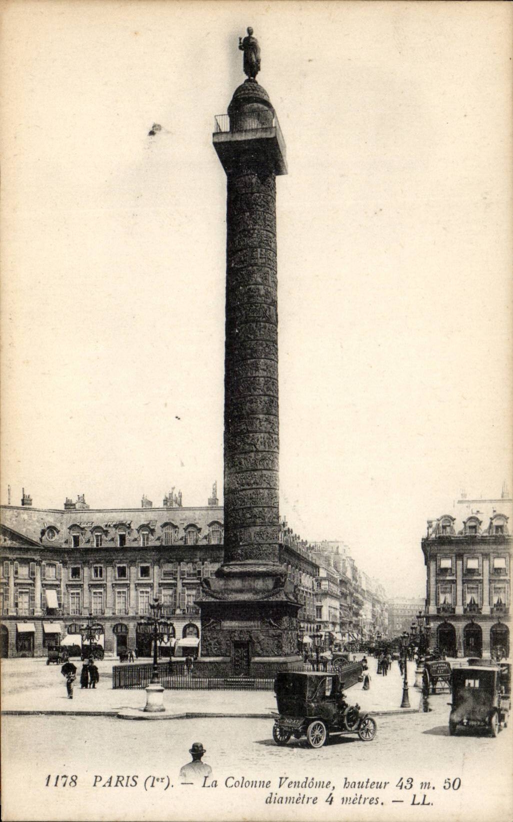 Paris - 1 - La Colonne Vendome - CPA