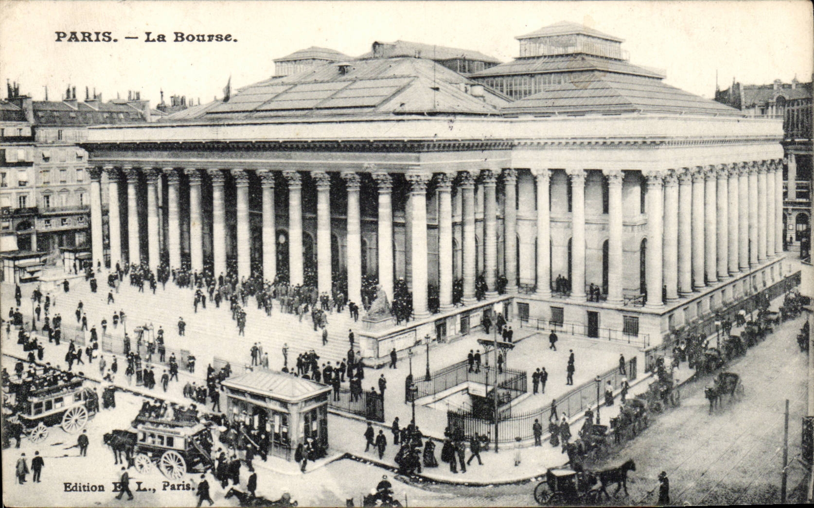 Paris - 2 - the Stock Exchange - CPA