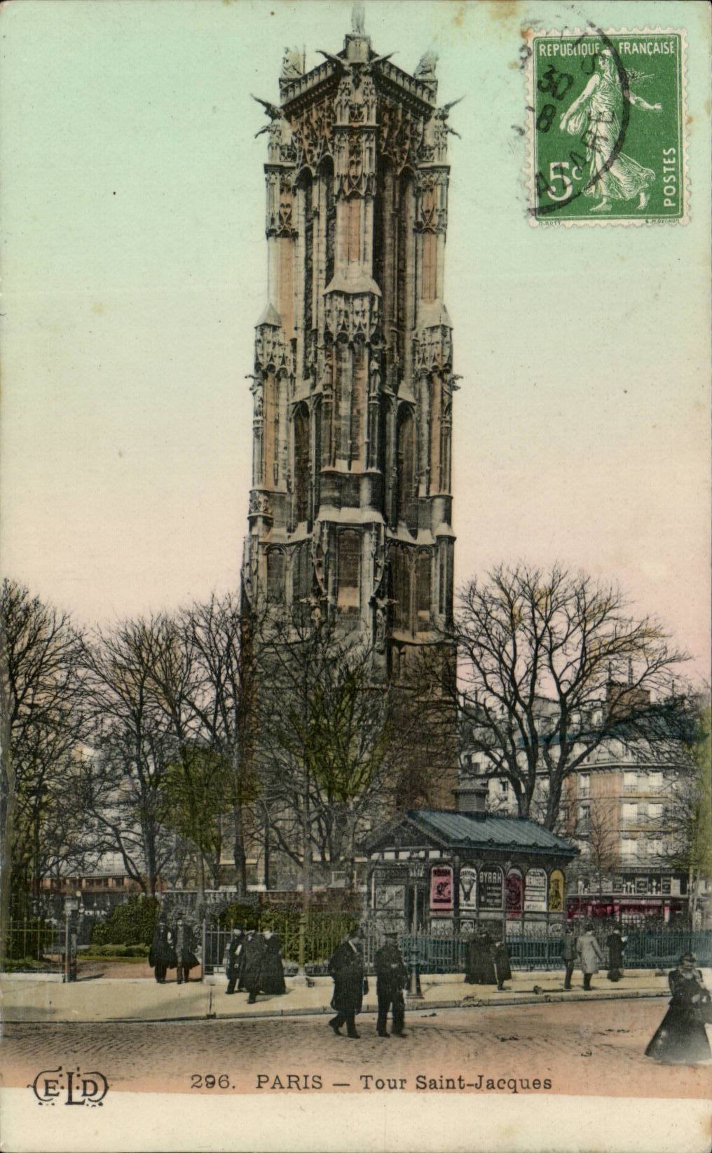 Paris - 4 - Tour Saint Jacques - CPA 