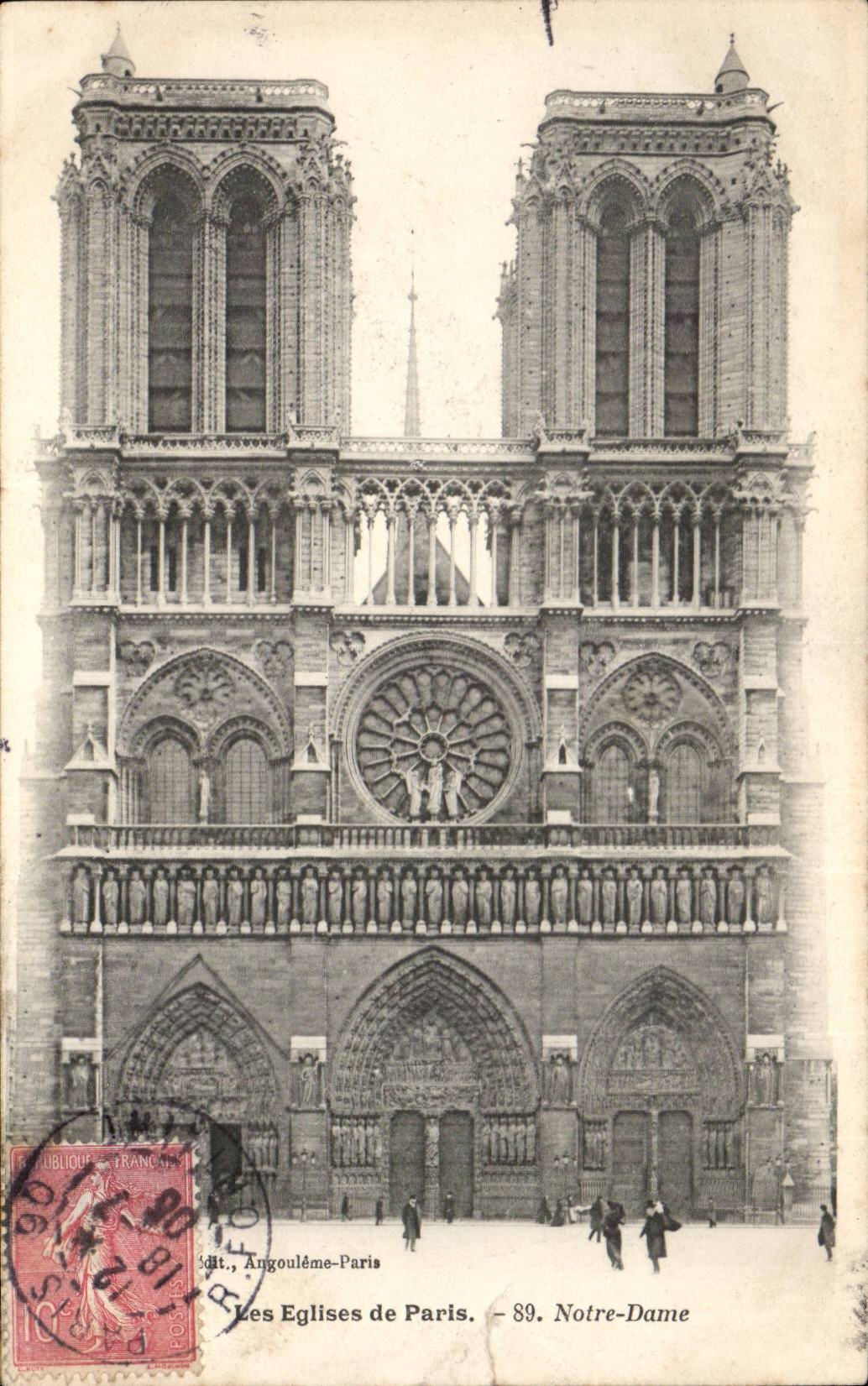 Paris - 4 - Notre Dame - CPA 