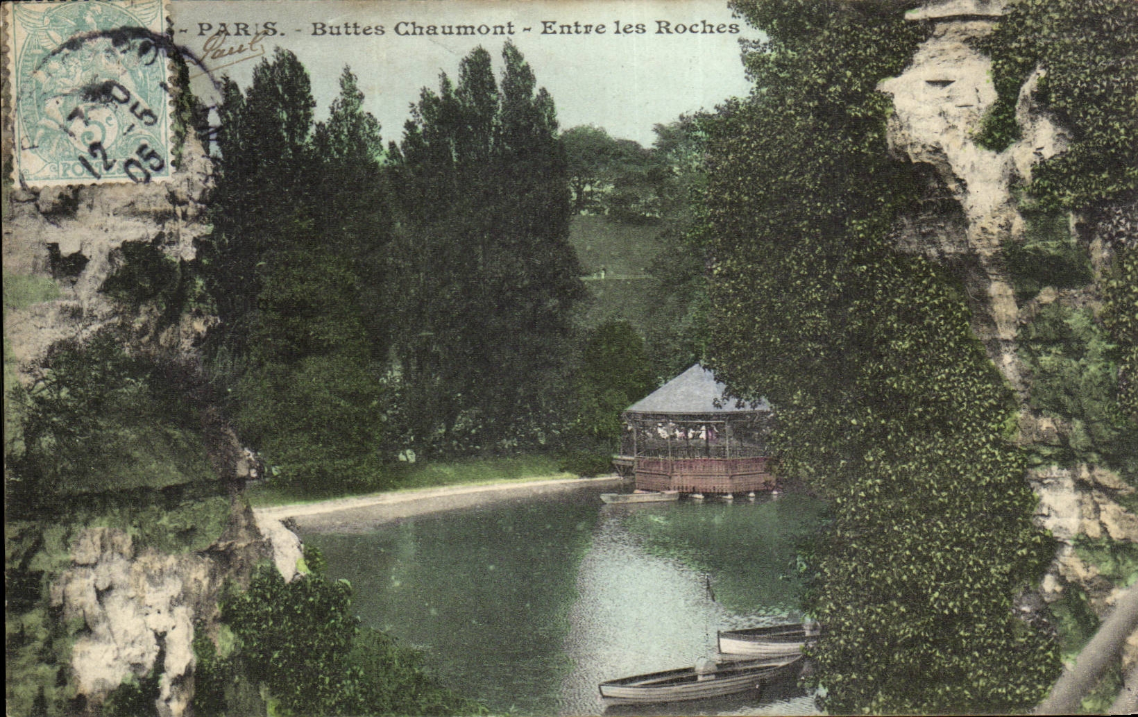 Paris - 19 - Chaumont Hillocks - Between the Rocks - CPA