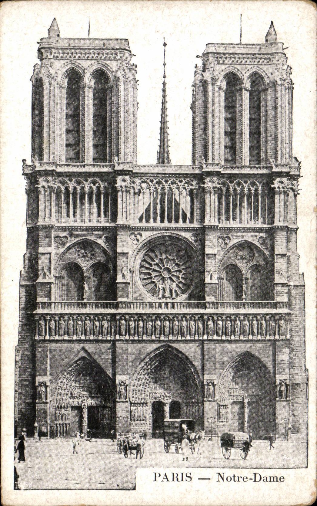 Paris - 4 - Notre Dame - CPA 