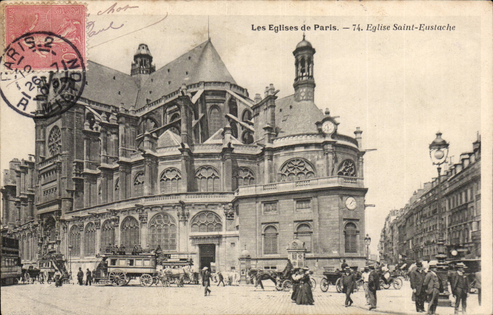 CPA Paris eglises Eglise Sainte Eustache