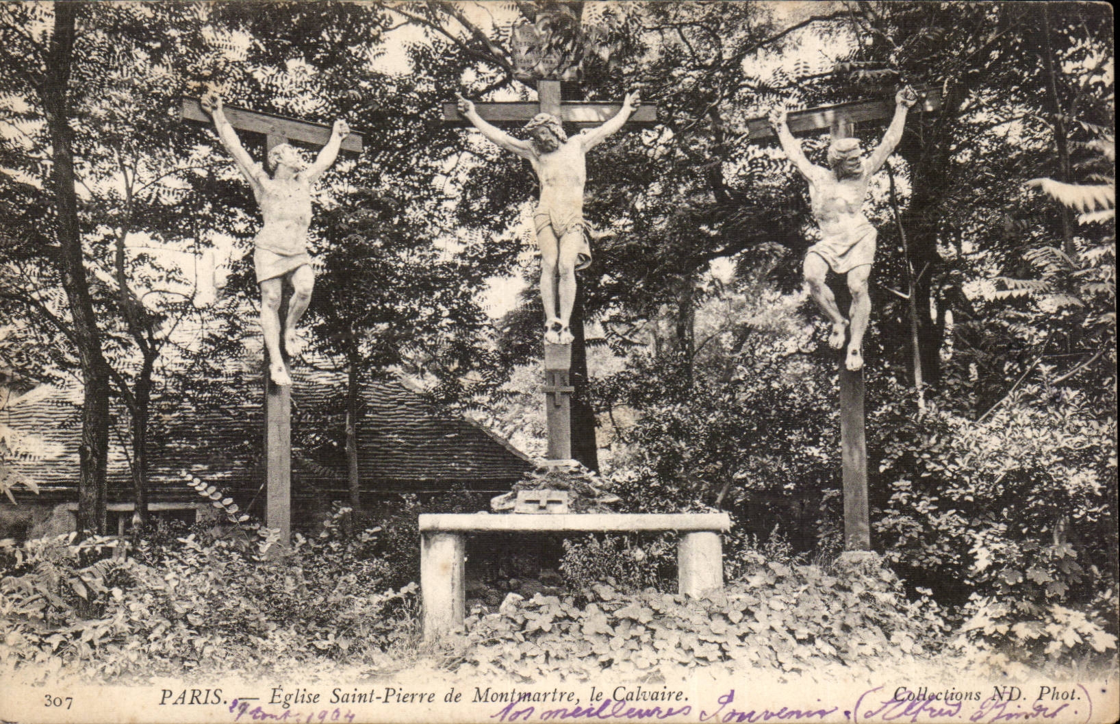 Paris - 18 - Eglise Saint Pierre de Montmartre - Le Calvaire - CPA