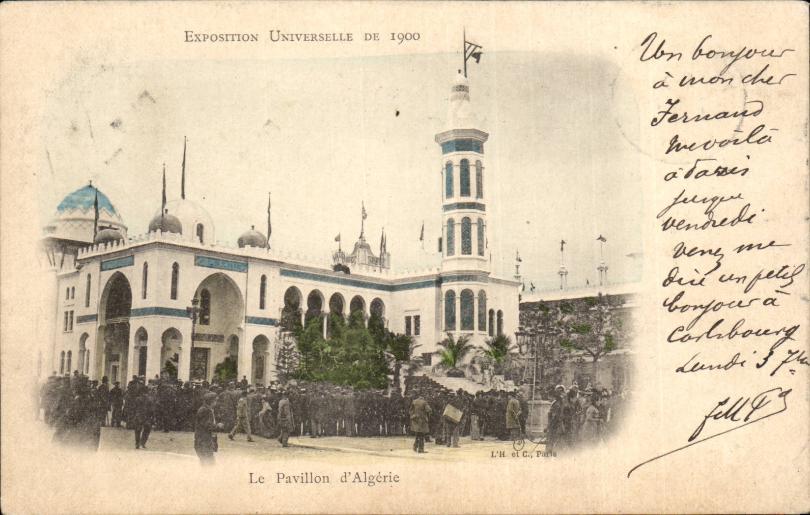 Paris - 1 - Exposition Universalle de 1900 - Pavillon Algerie - Akeria - CPA 