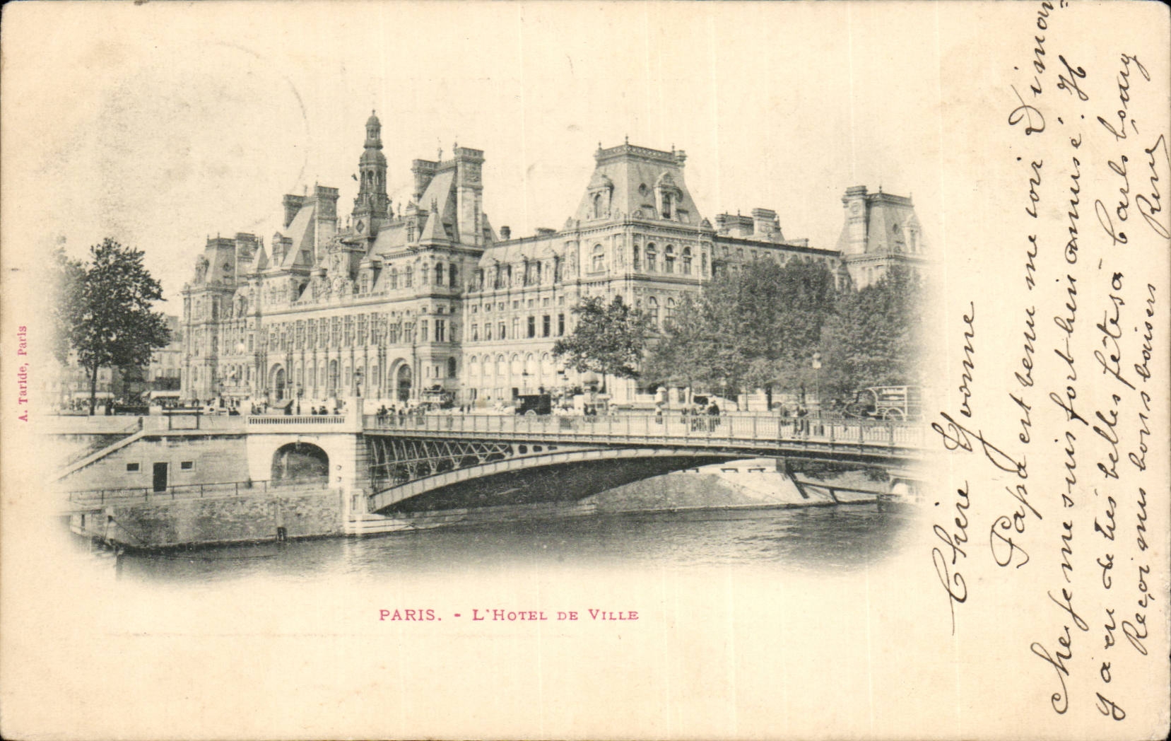 Paris - 4 - Hotel de Ville - CPA 