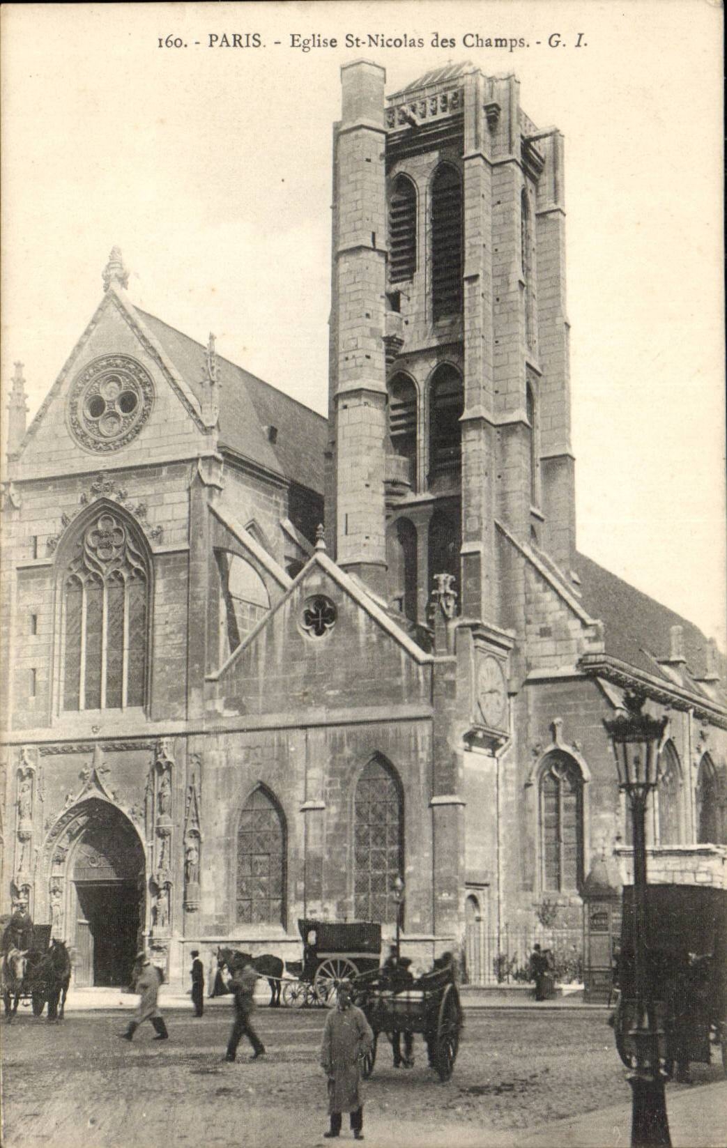 Paris - 3 - Saint Nicolas of the Fields - CPA