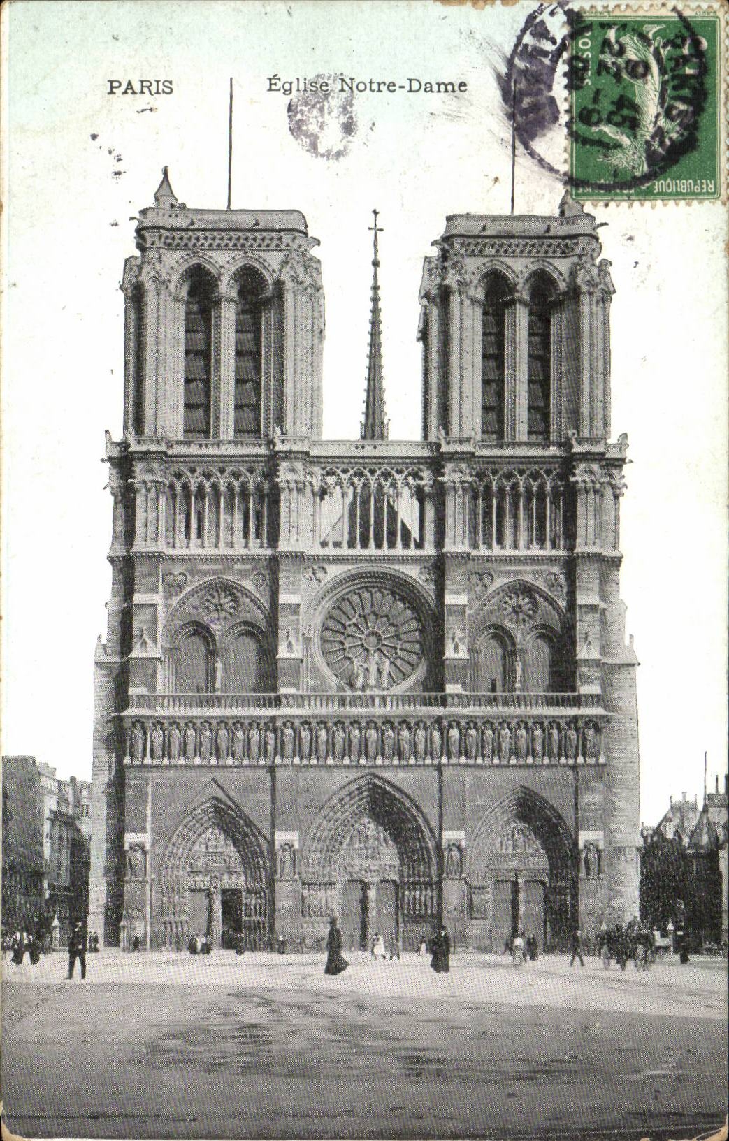Paris - 4 - Notre Dame - CPA 