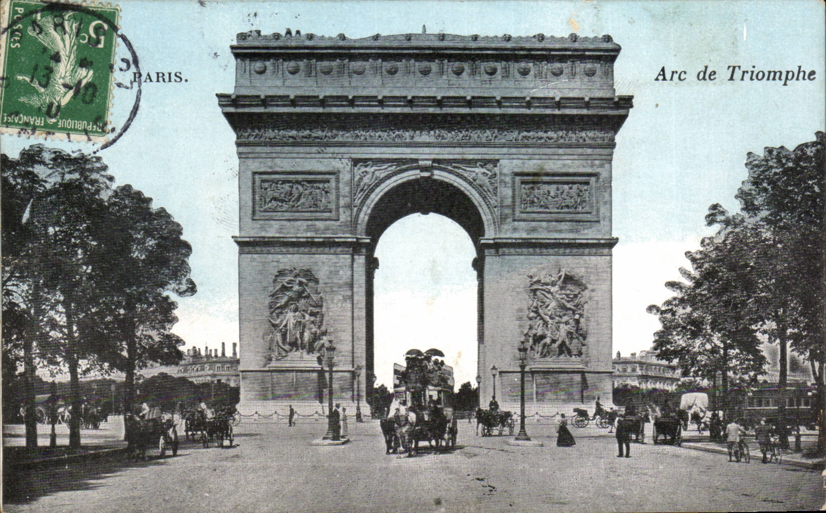 Paris - 8 - Arc de Triomphe - CPA