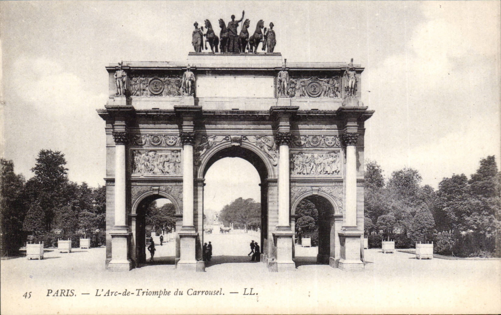 Paris - 1 - L'Arc du Triomphe du Carrousel - CPA 