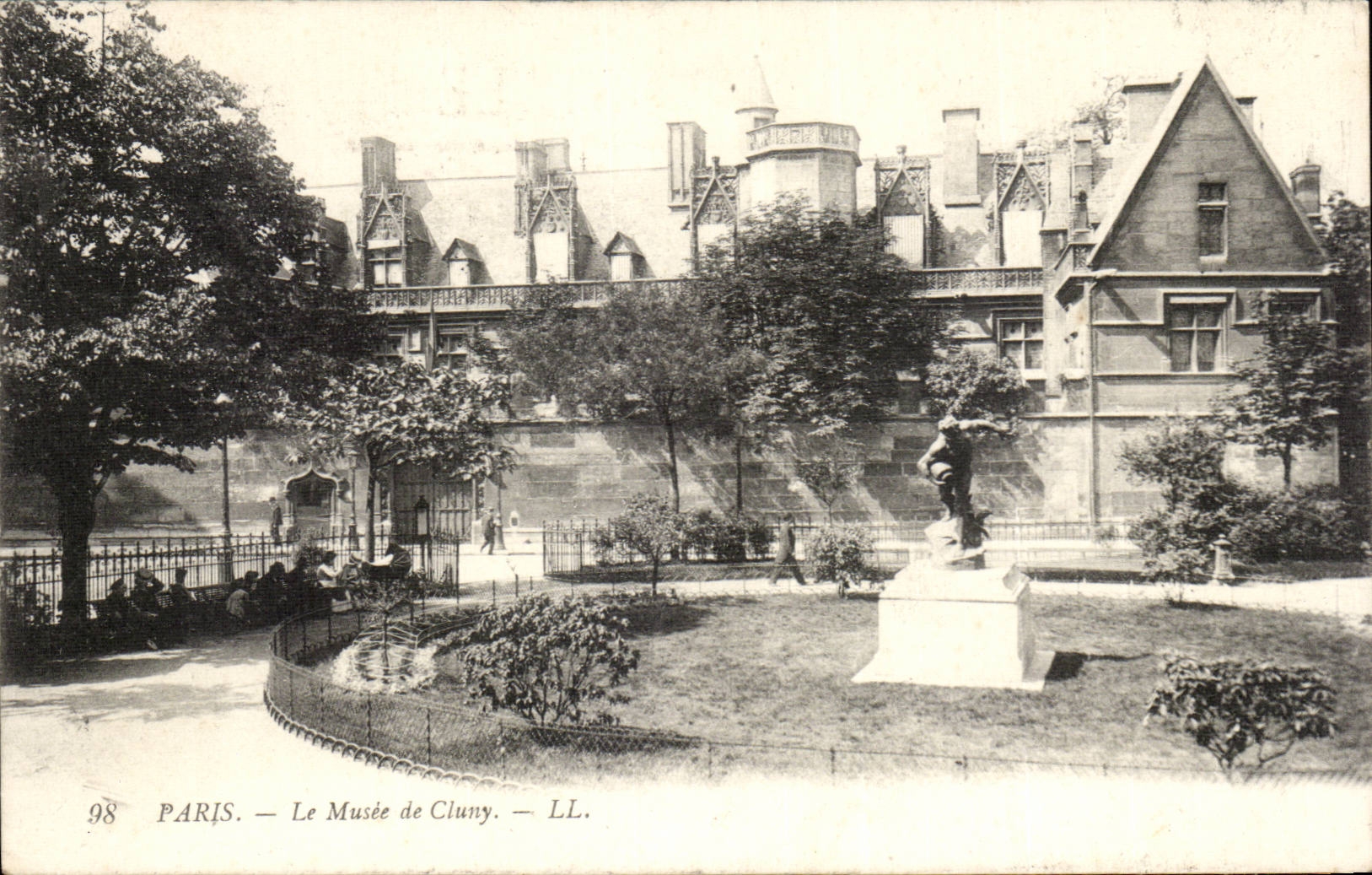 Paris - 5 - the Museum of Cluny - CPA