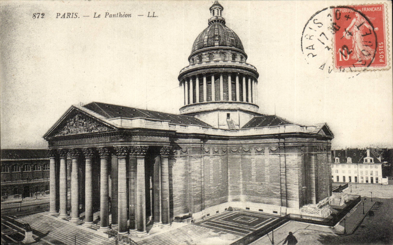 Paris - 5 - the Pantheon - CPA