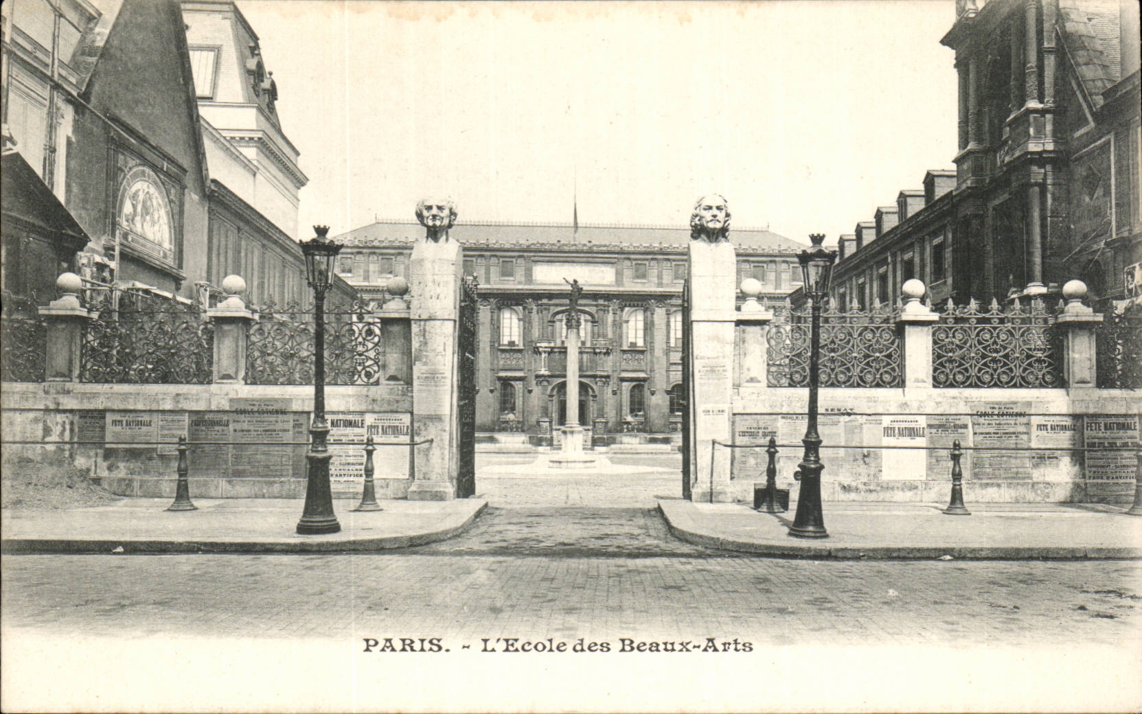 Paris - 7 - the School of Beautiful arts - CPA