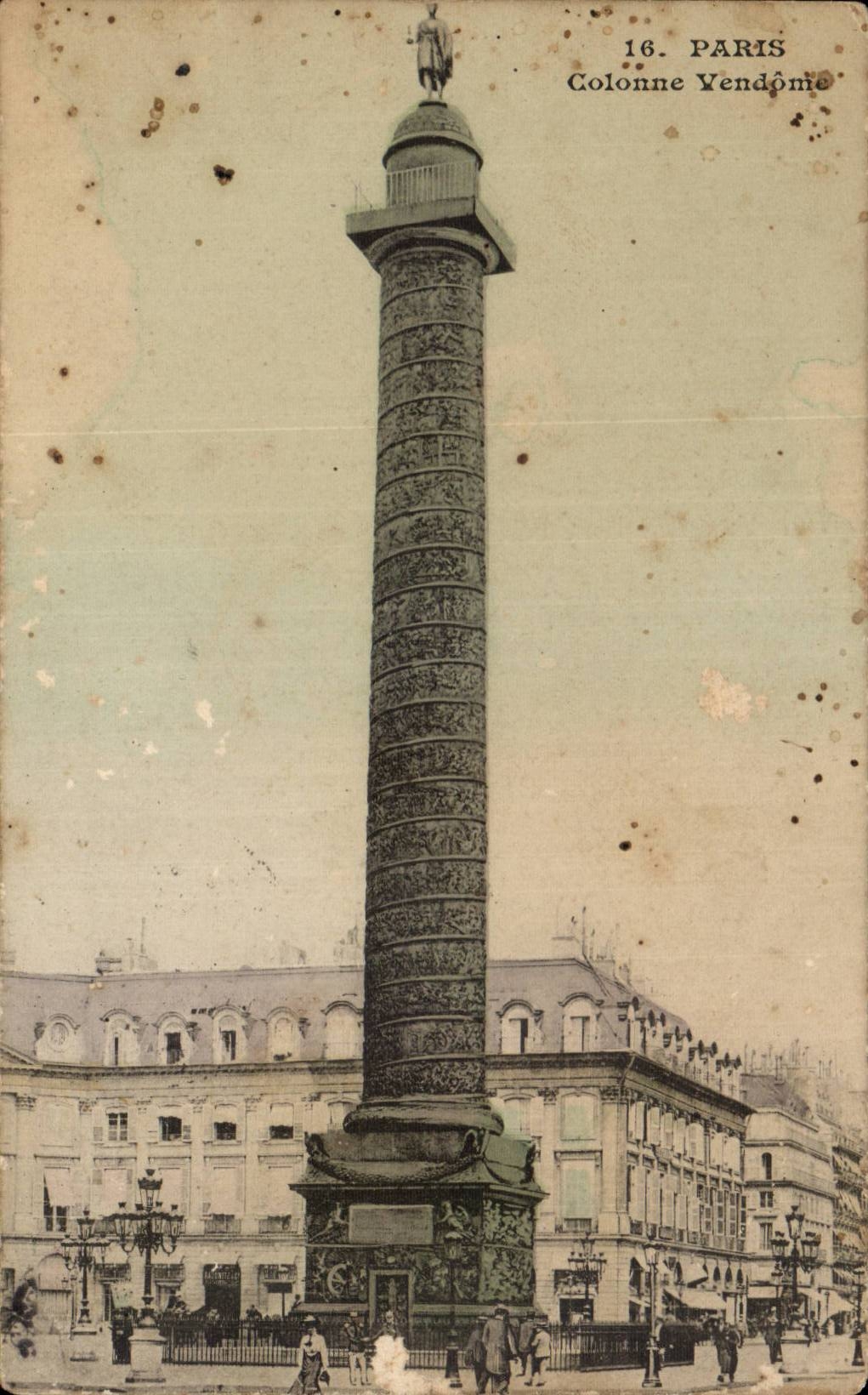 Paris - 1 - Colonne Vendome - CPA 