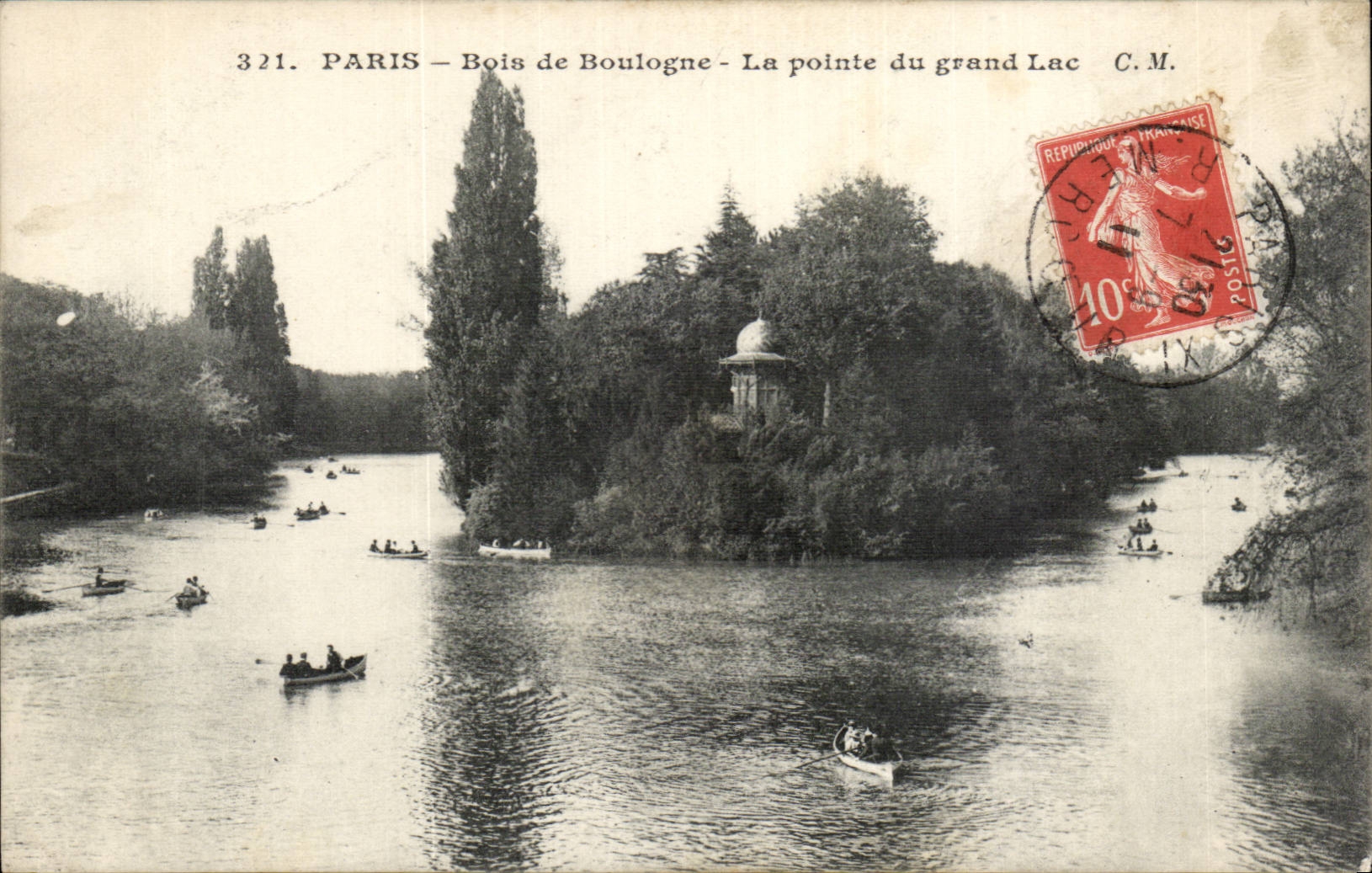 Paris - 16 - Bois de Boulogne - Le Lac - CPA