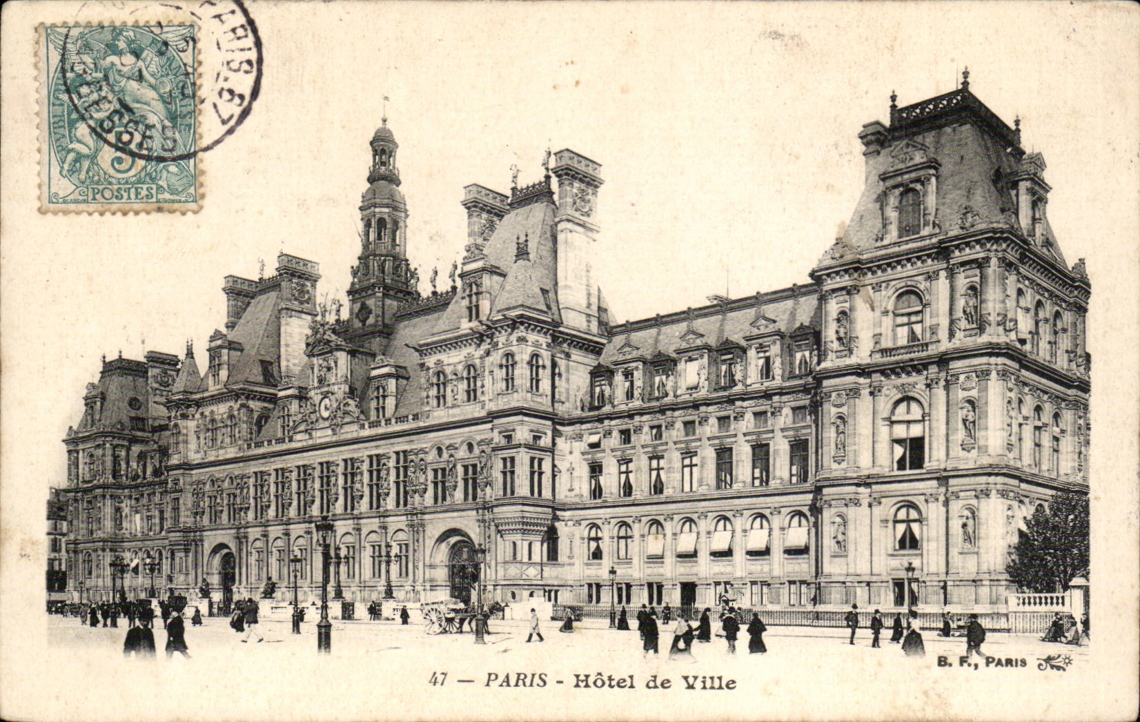 Paris - 4 - Hotel de Ville - CPA 