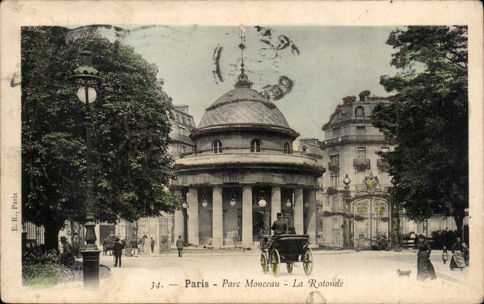 Paris - 8 - Park Heap - the Rotunda - CPA