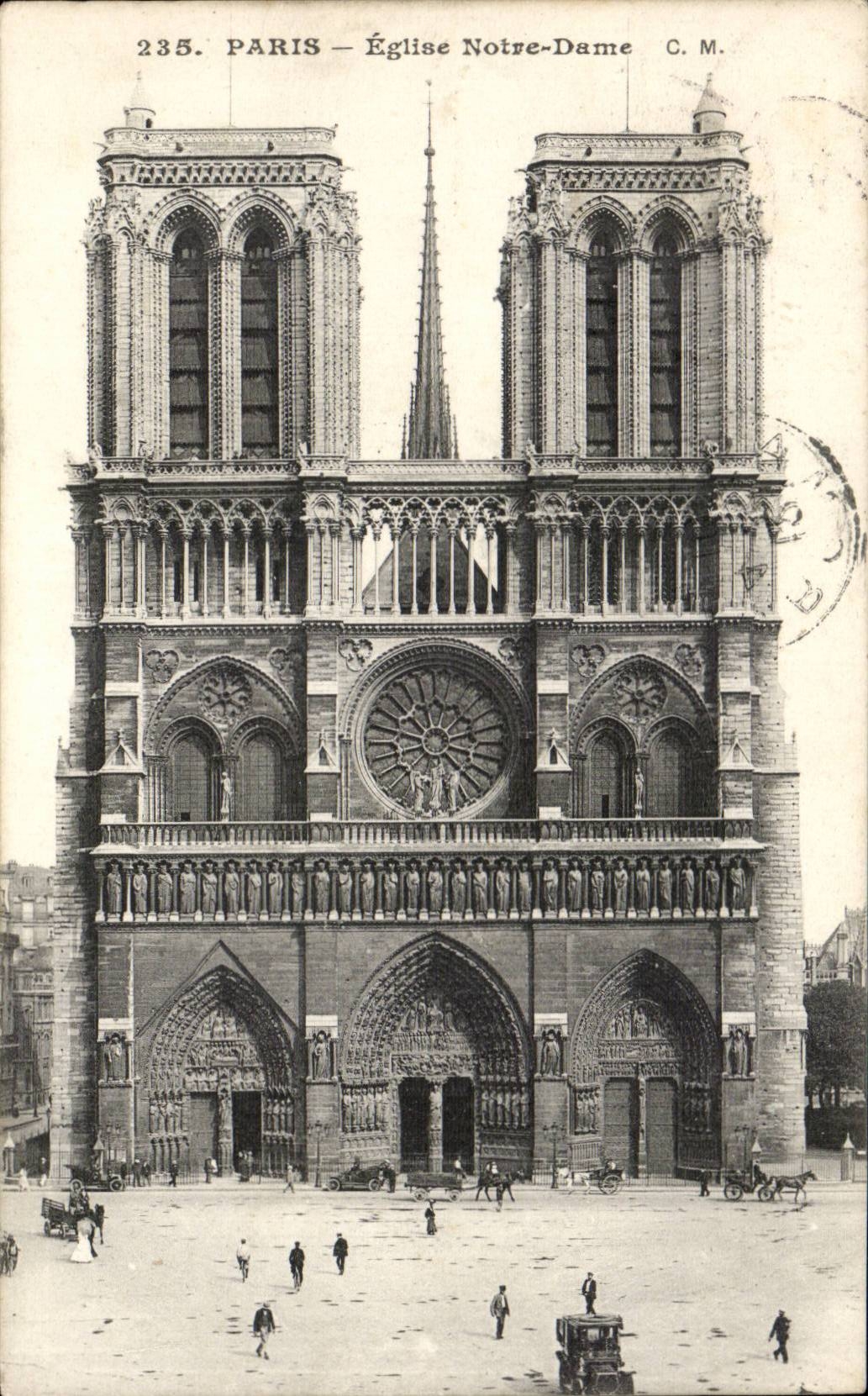 Paris - 4 - Eglise Notre Dame - CPA 