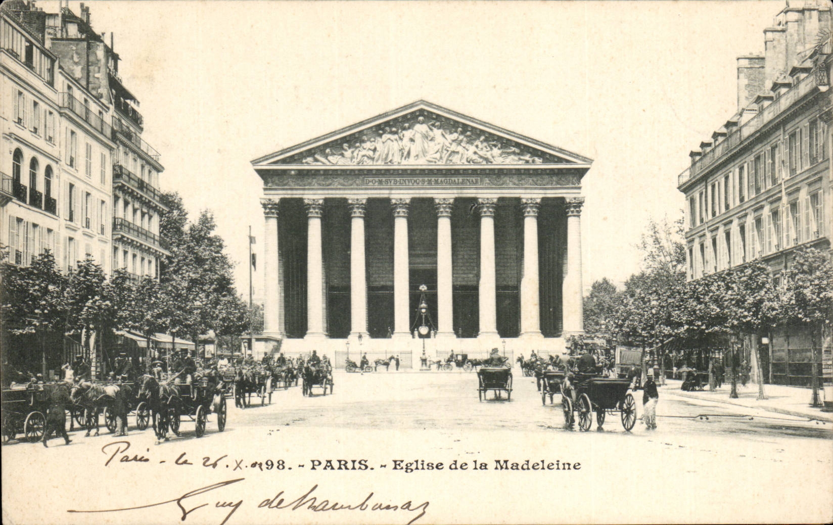 Paris - 8 - the Madeleine - CPA