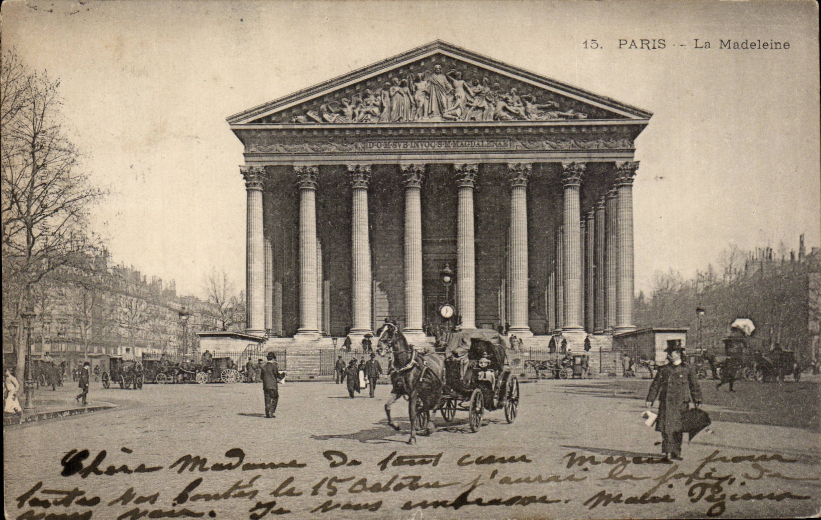 Paris - 8 - the Madeleine - CPA