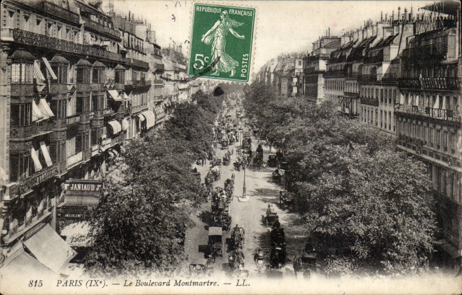 Paris - 9 - Boulevard Montmartre - CPA