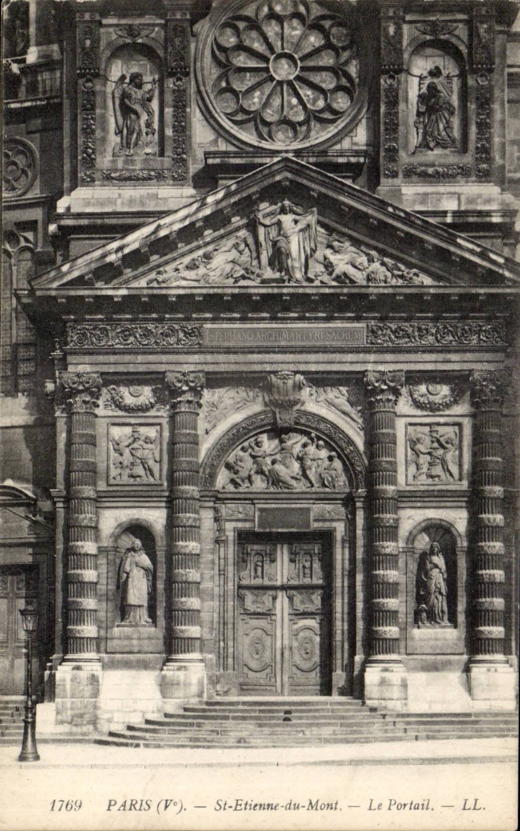 Paris - 5 - St Etienne of the Mount - CPA