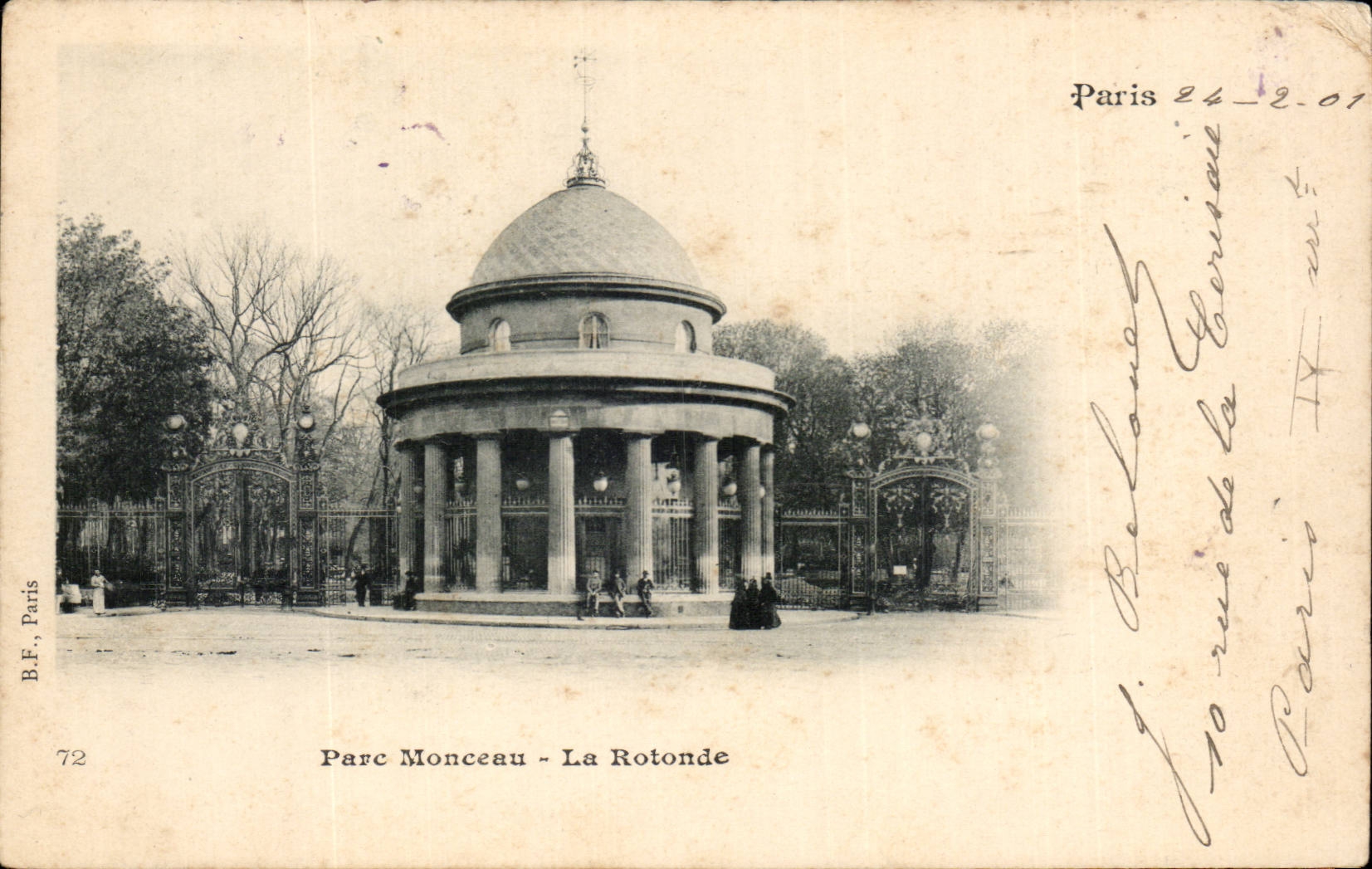 Paris - 8 - Park Heap - CPA