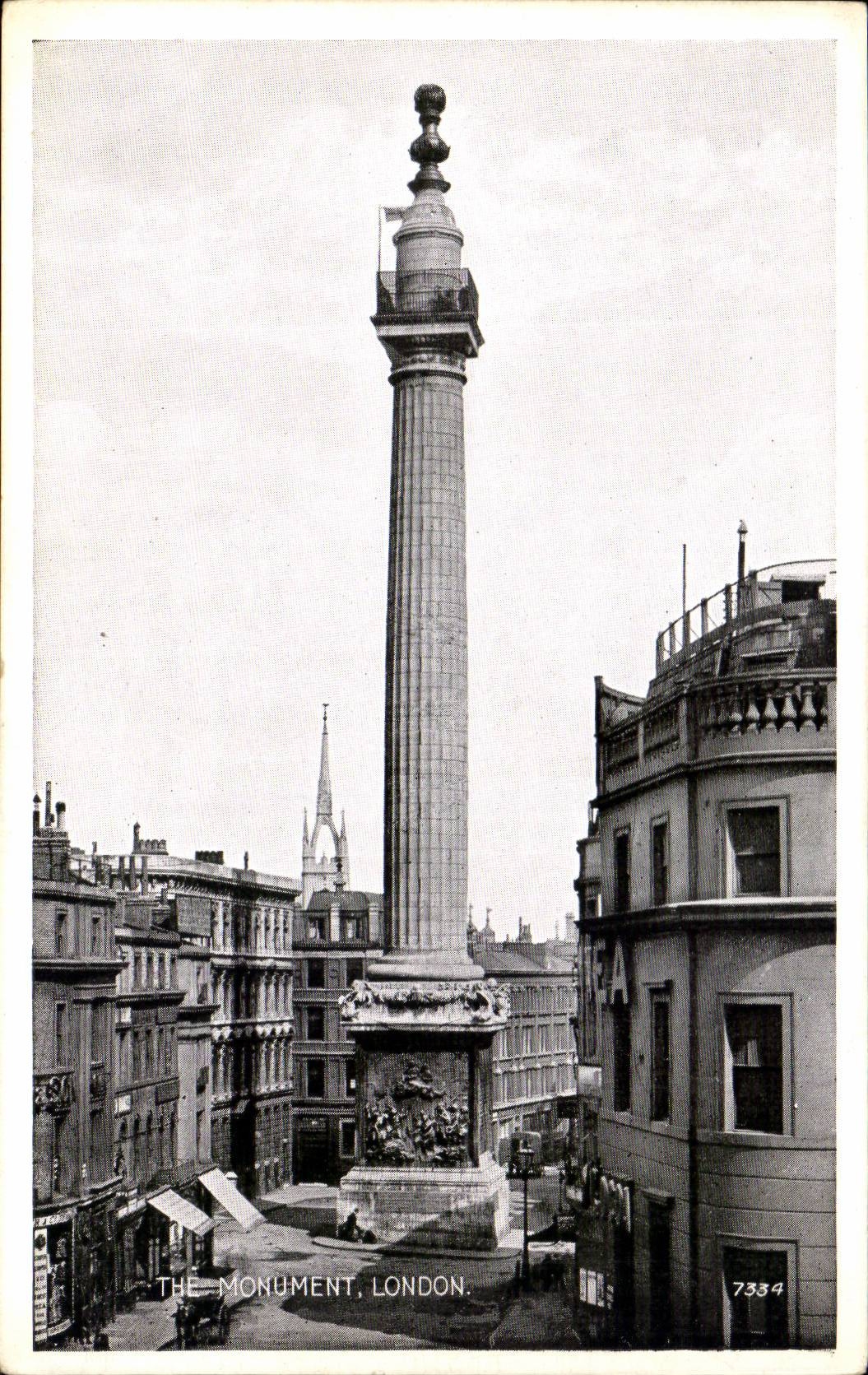 England - England - London - The Monument - CPA
