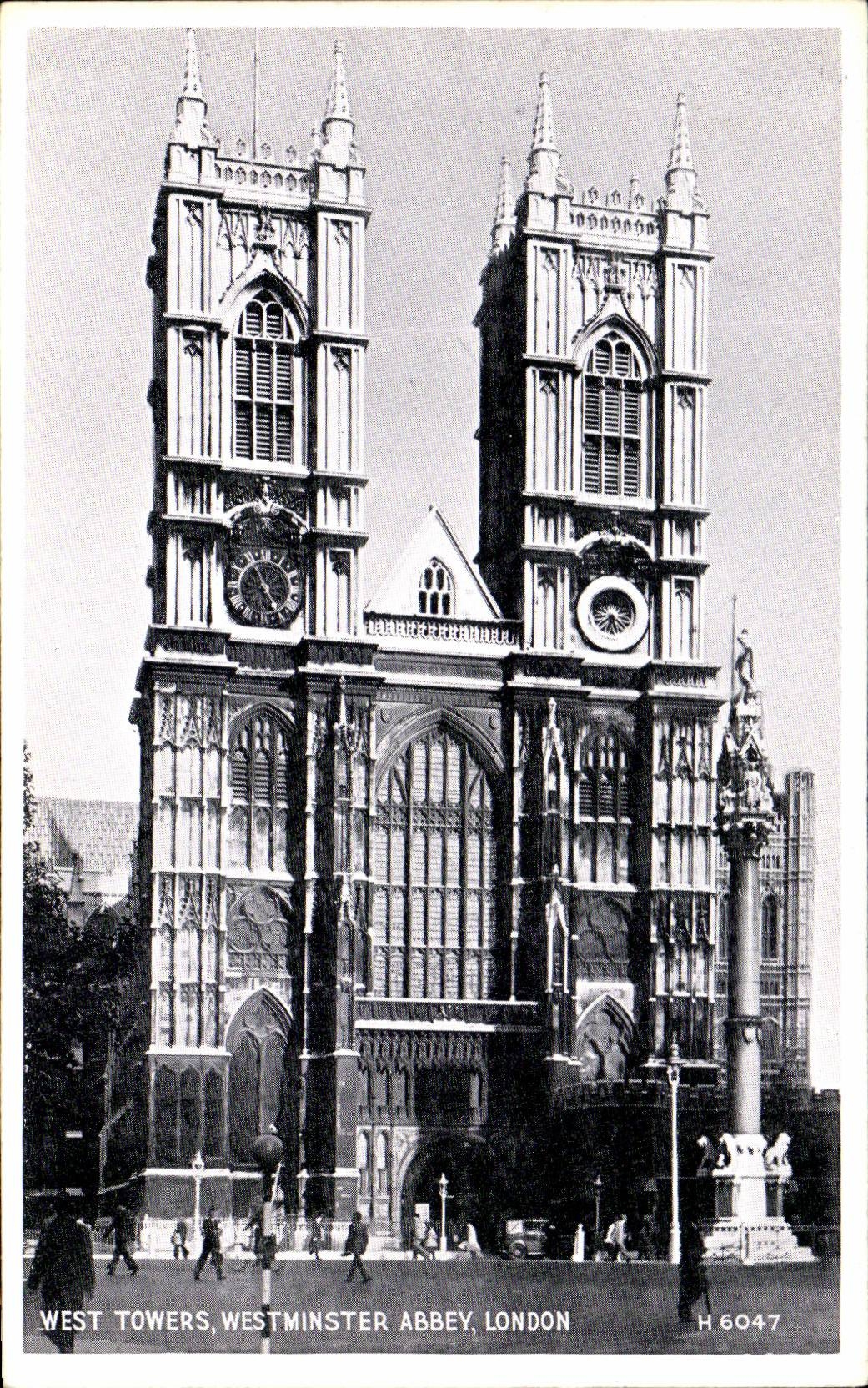 England - England - London - Westminster Abbey - West Towers - CPA